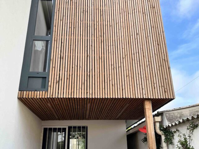 Extension bois sur Montpellier