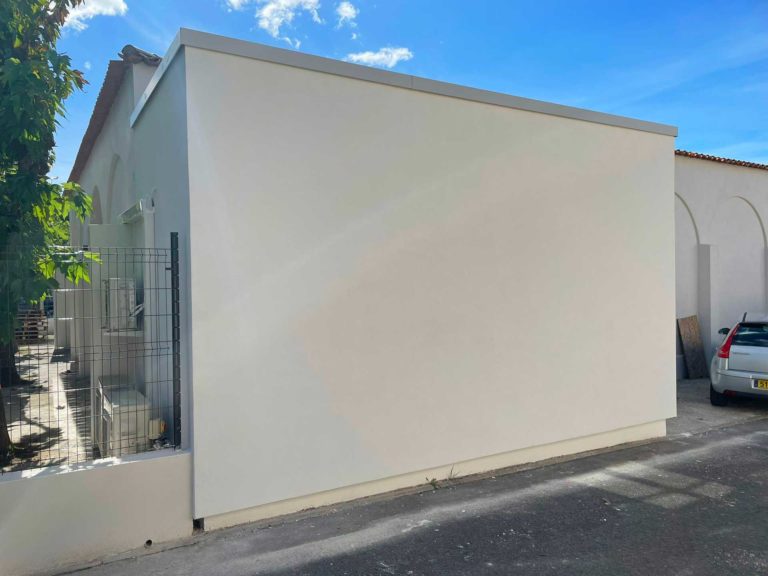 Extension bois finition enduit minéral à Montpellier - réalisations